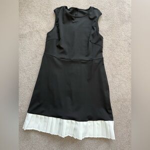 Elegant Black and White Dress